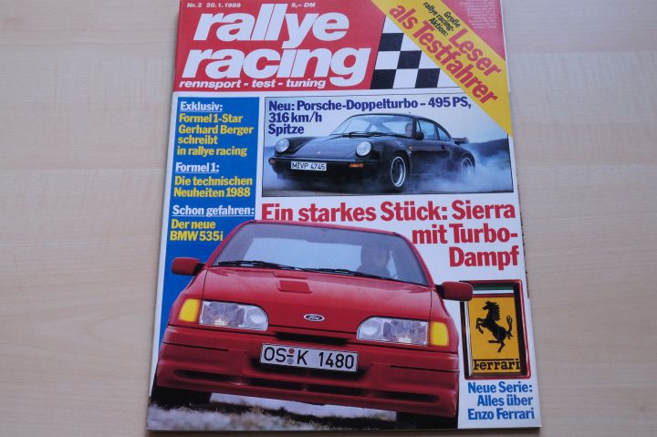 Deckblatt Rallye Racing (02/1988)